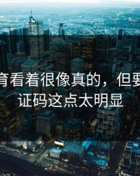 云开体育看着很像真的，但要求发验证码这点太明显