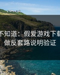 很多人不知道：假爱游戏下载最怕你做反套路说明验证