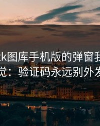 看到99tk图库手机版的弹窗我直接警觉：验证码永远别外发